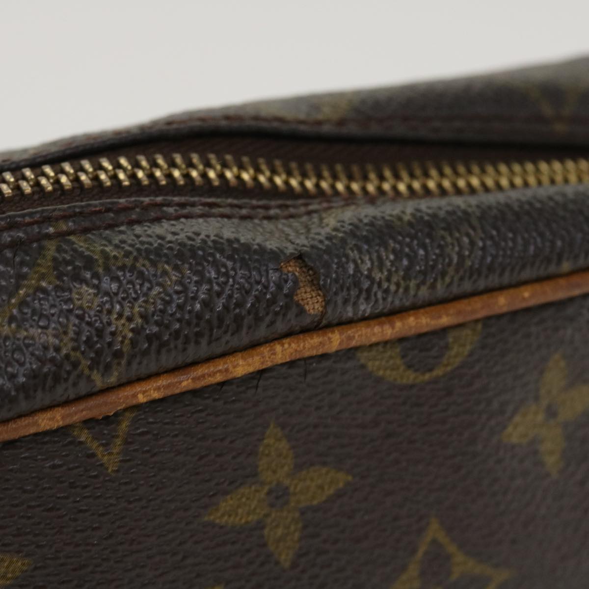 LOUIS VUITTON Monogram Compiegne 23 Clutch Bag M51847 LV Auth bs4241