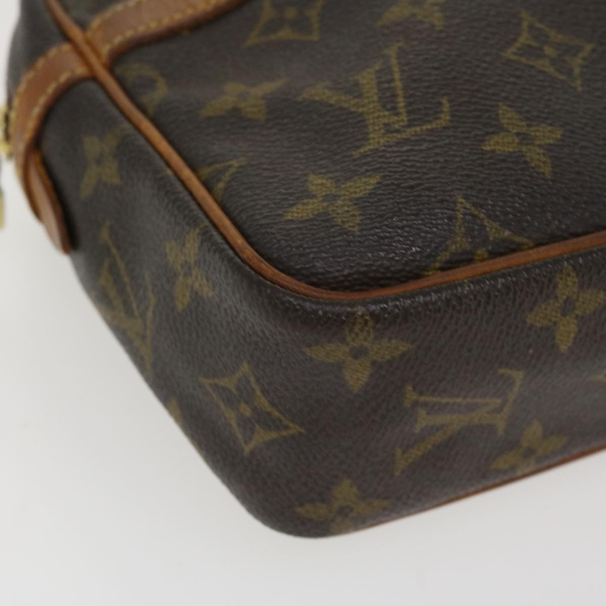 LOUIS VUITTON Monogram Compiegne 23 Clutch Bag M51847 LV Auth bs4241