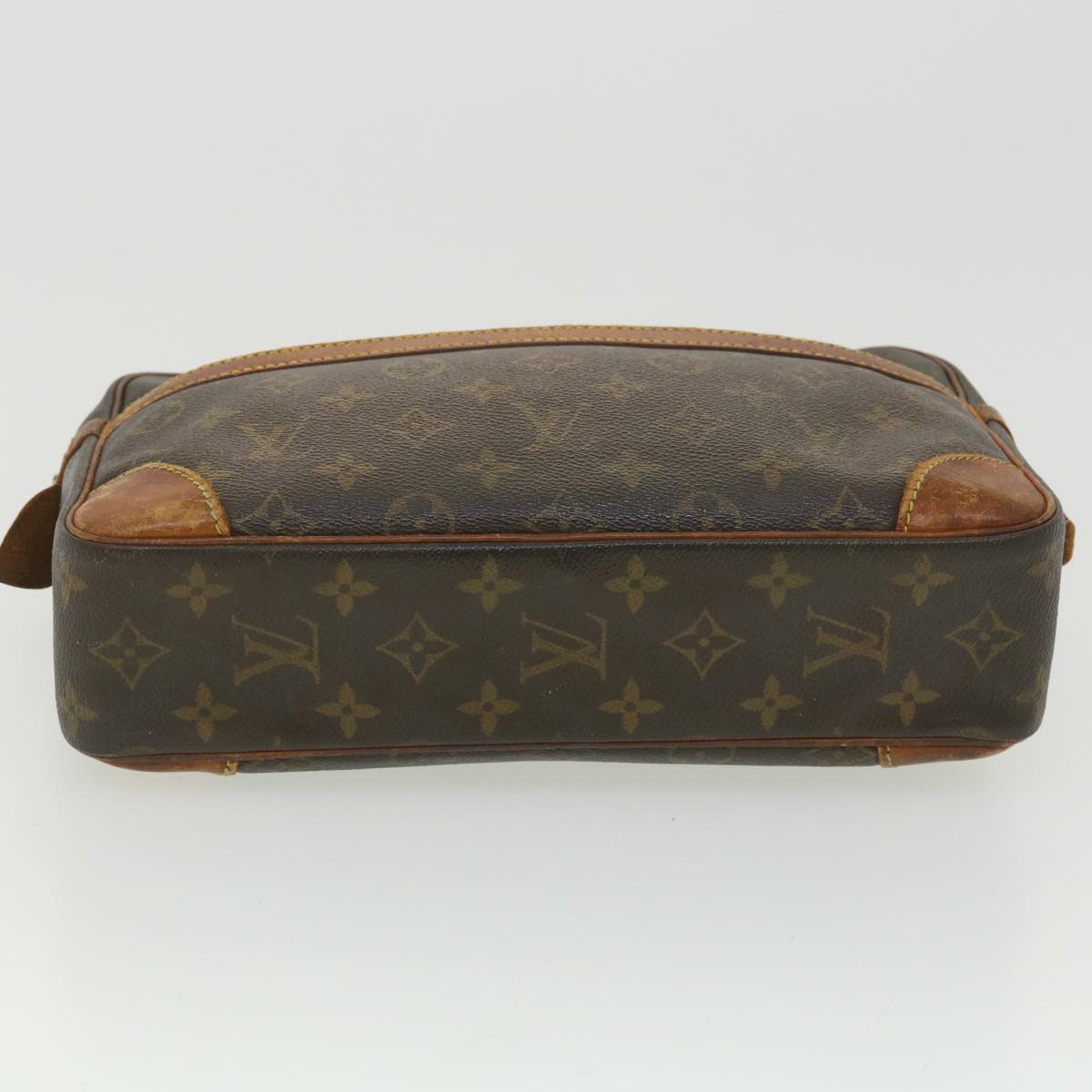 LOUIS VUITTON Monogram Compiegne 28 Clutch Bag M51845 LV Auth bs4248