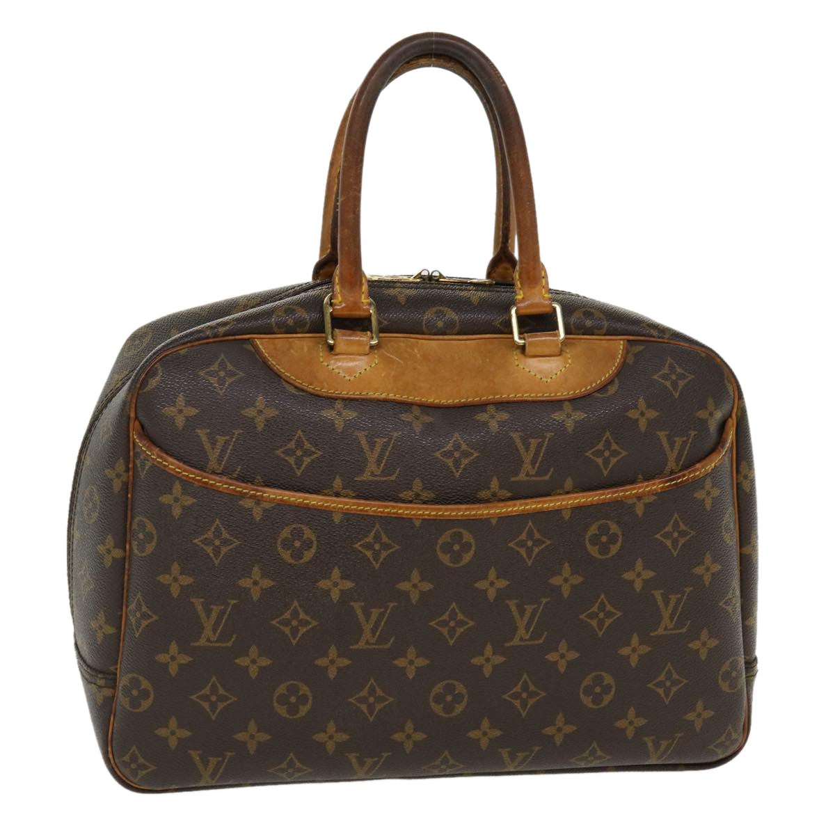 LOUIS VUITTON Monogram Deauville Hand Bag M47270 LV Auth bs4249