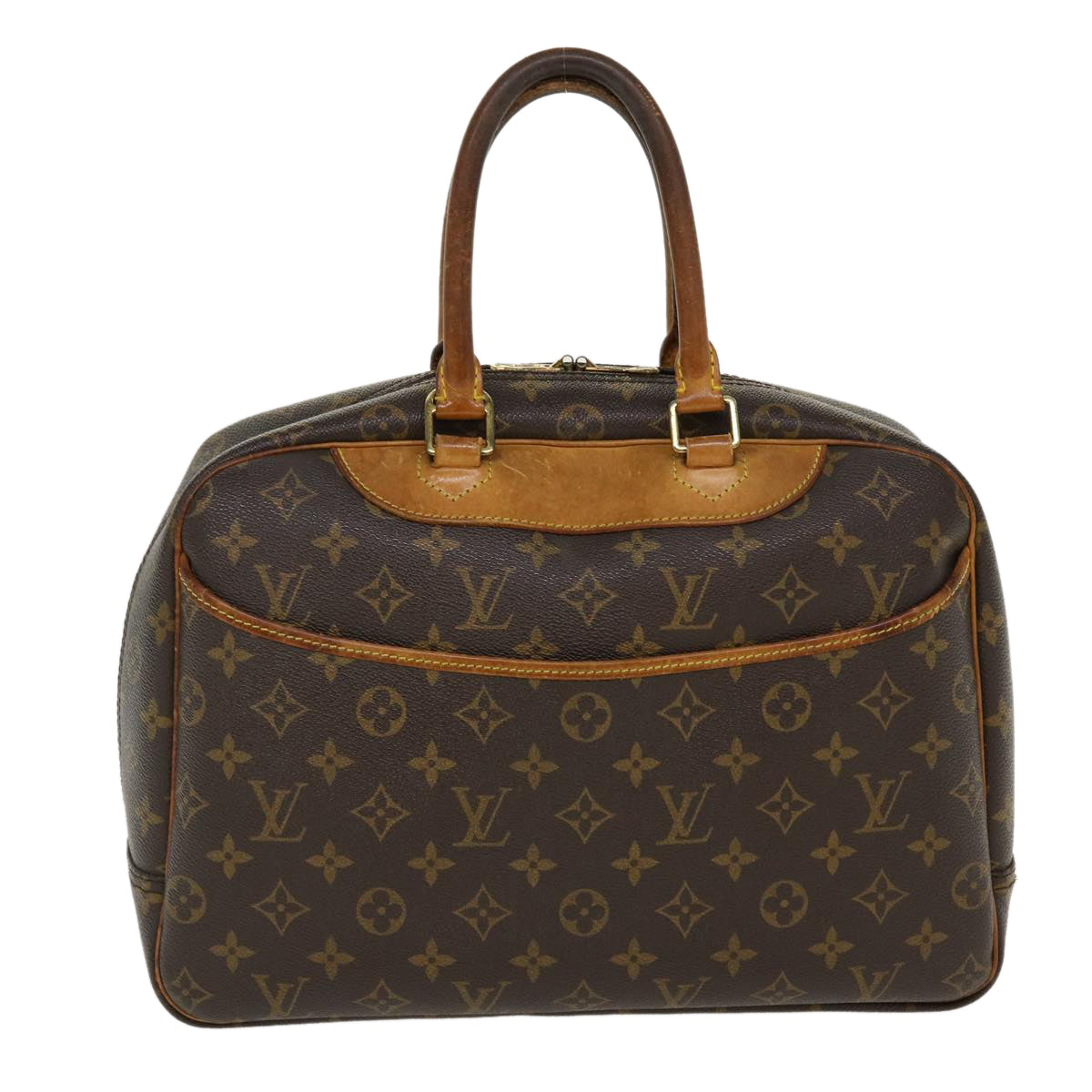 LOUIS VUITTON Monogram Deauville Hand Bag M47270 LV Auth bs4249