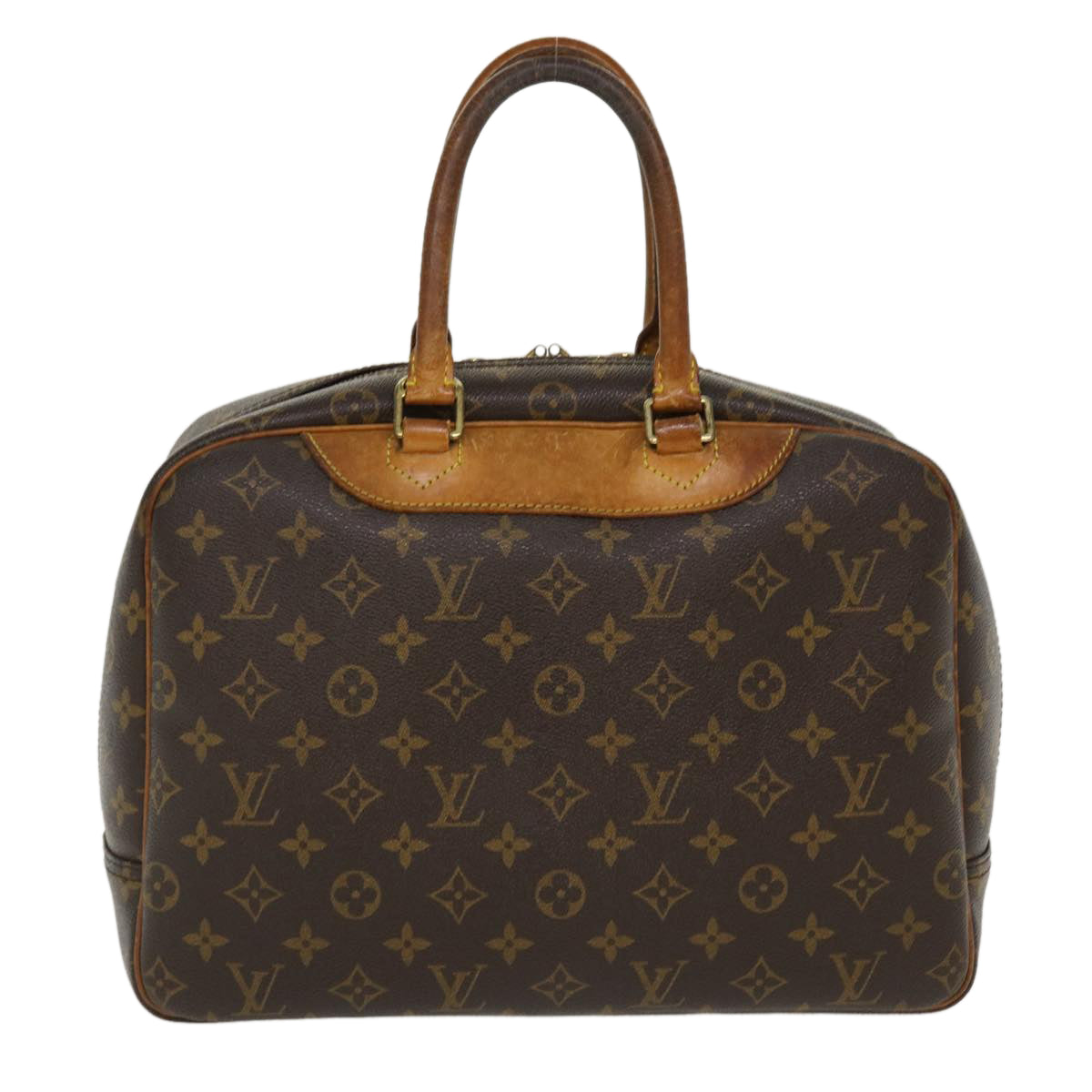 LOUIS VUITTON Monogram Deauville Hand Bag M47270 LV Auth bs4249