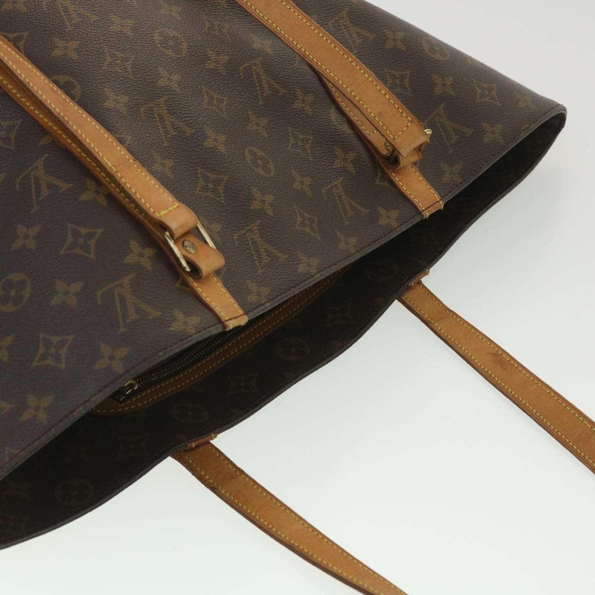 LOUIS VUITTON Monogram Sac Shopping Tote Bag M51108 LV Auth bs4255