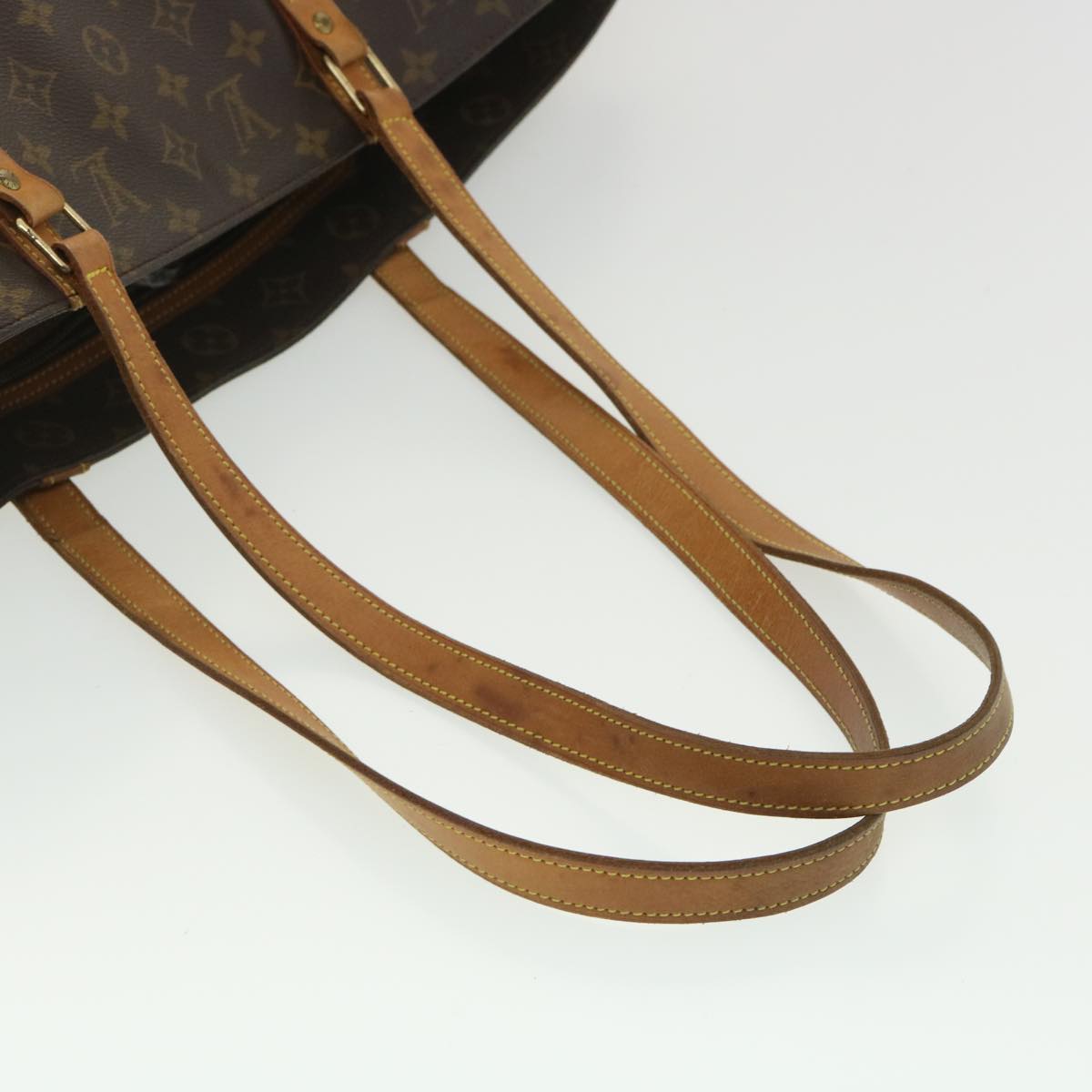 LOUIS VUITTON Monogram Sac Shopping Tote Bag M51108 LV Auth bs4255