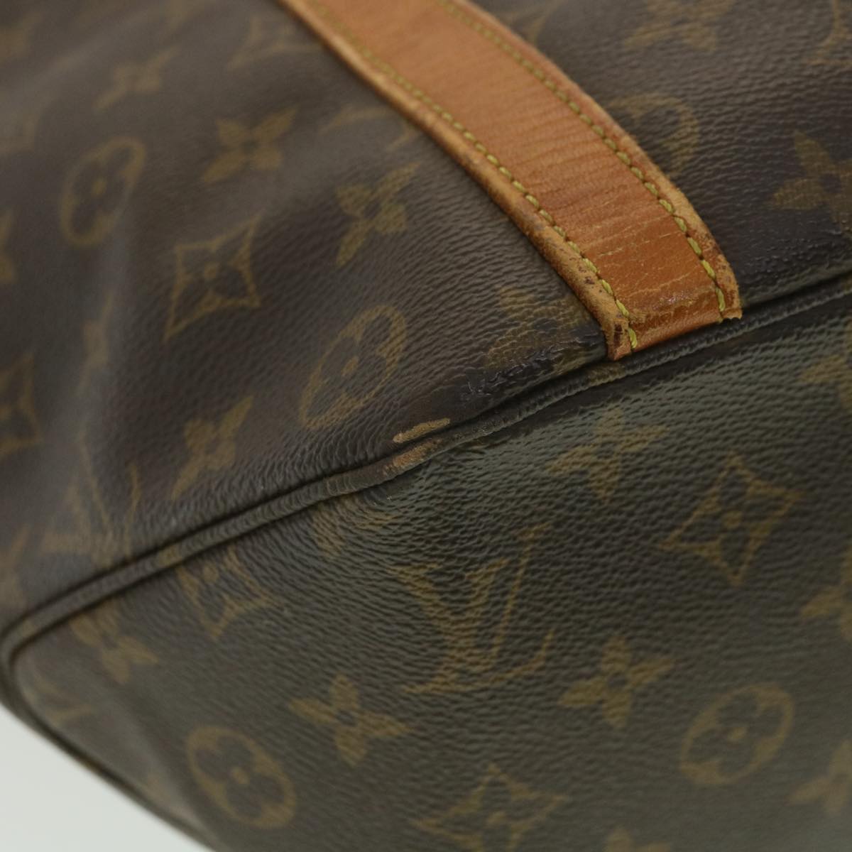 LOUIS VUITTON Monogram Sac Shopping Tote Bag M51108 LV Auth bs4272