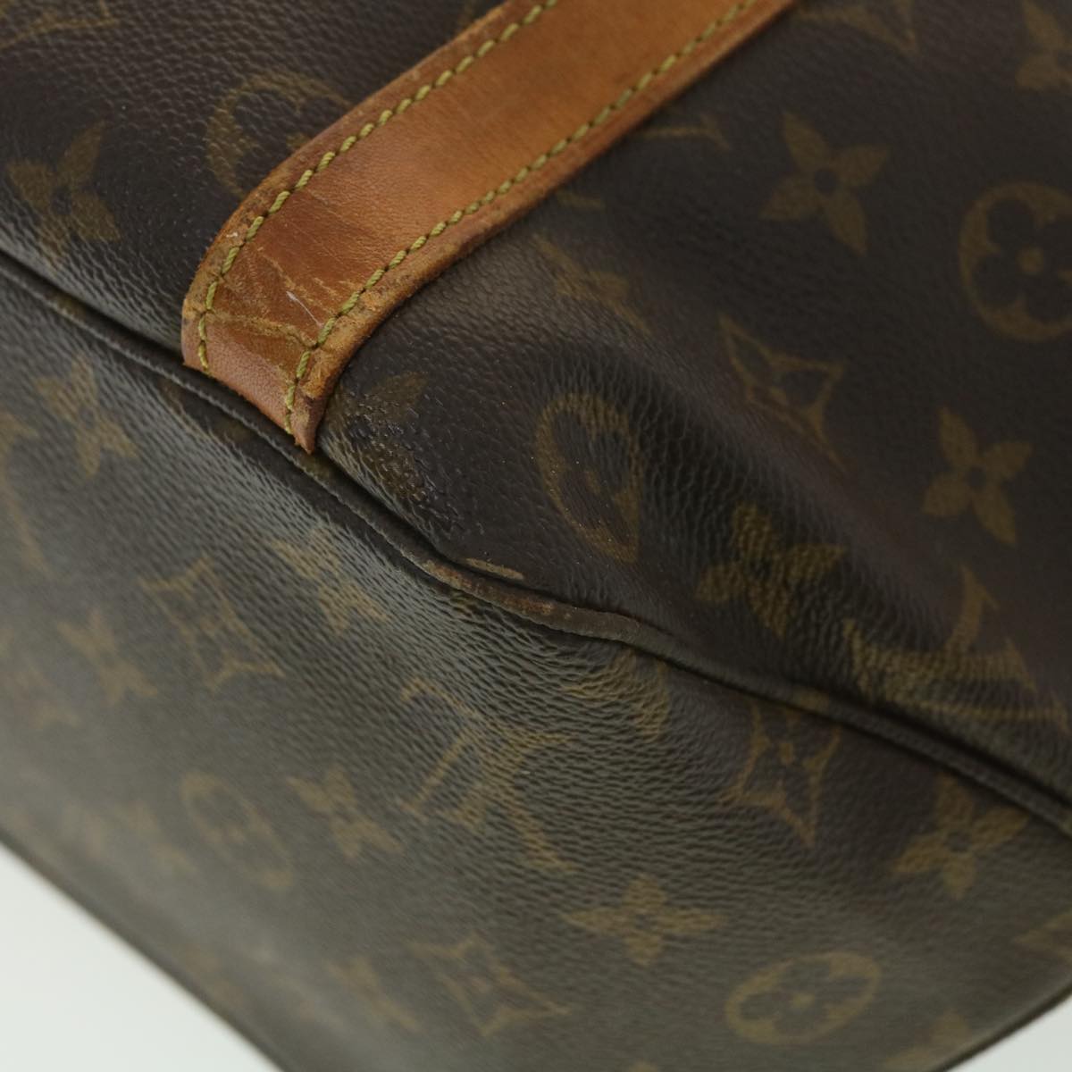 LOUIS VUITTON Monogram Sac Shopping Tote Bag M51108 LV Auth bs4272