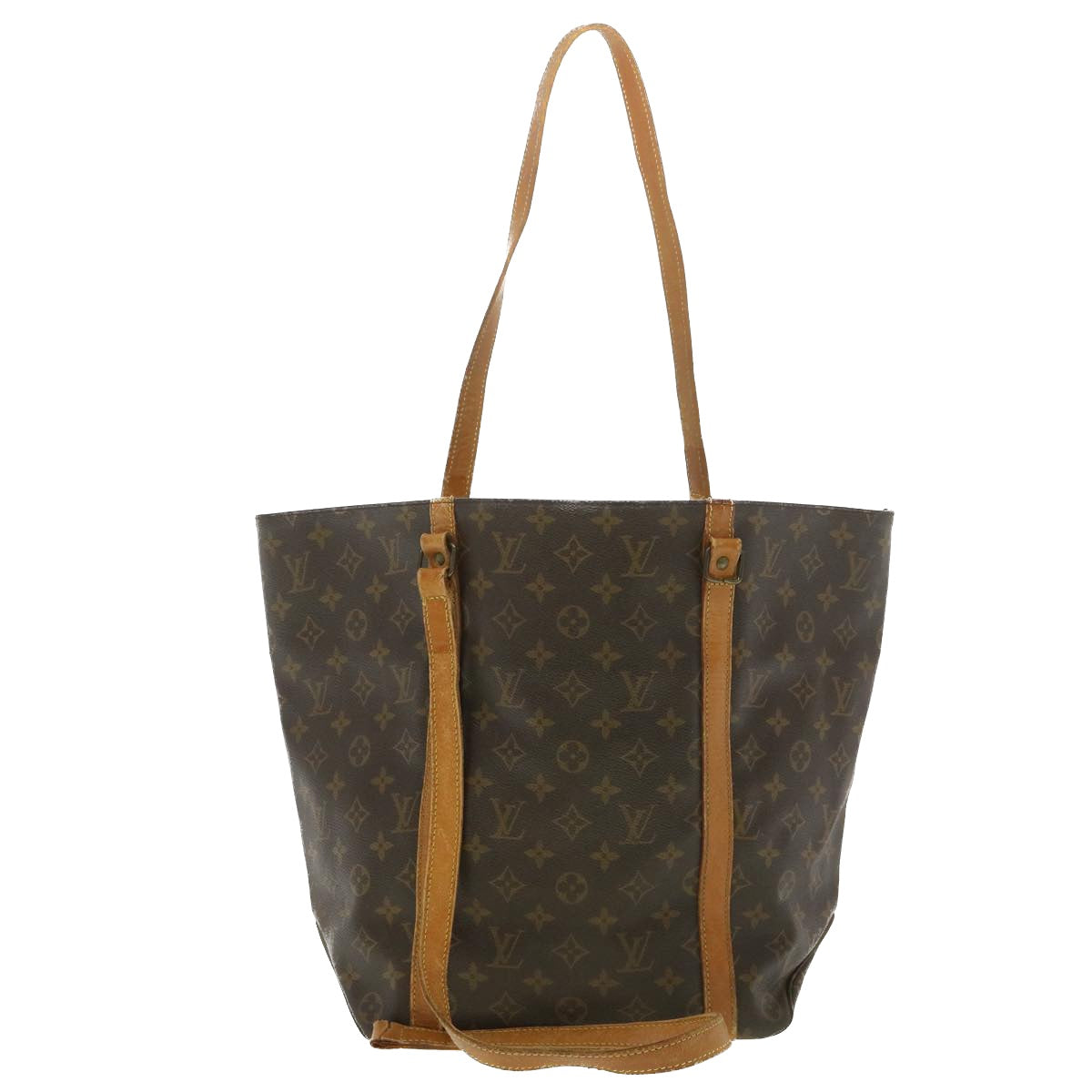 LOUIS VUITTON Monogram Sac Shopping Tote Bag M51108 LV Auth bs4272