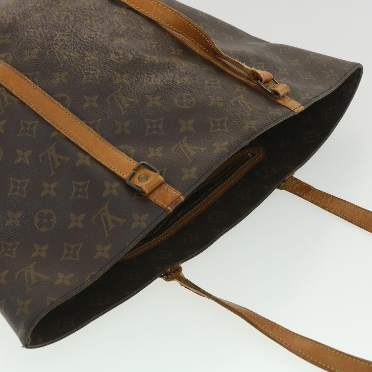 LOUIS VUITTON Monogram Sac Shopping Tote Bag M51108 LV Auth bs4272