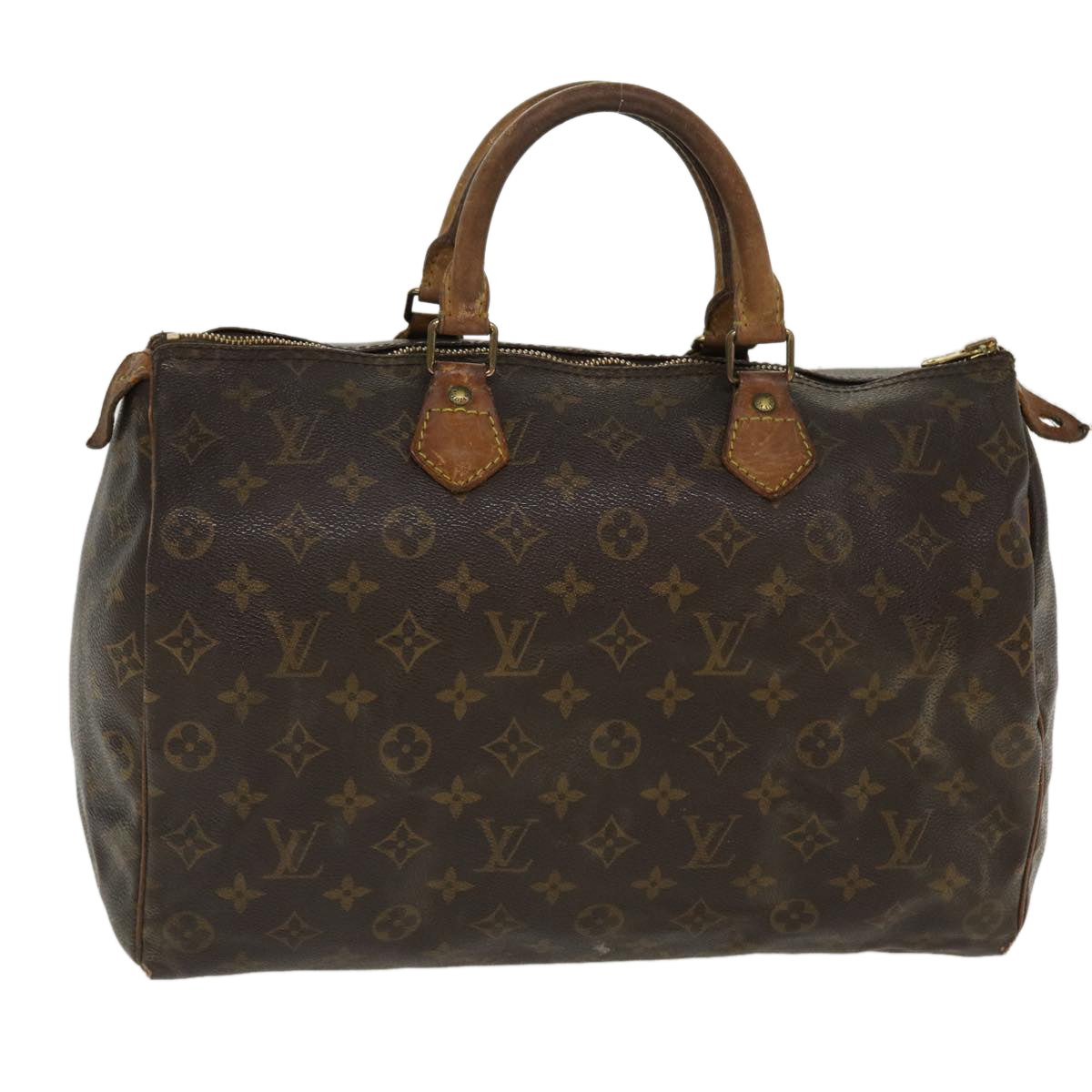 LOUIS VUITTON Monogram Speedy 35 Hand Bag M41524 LV Auth bs4276