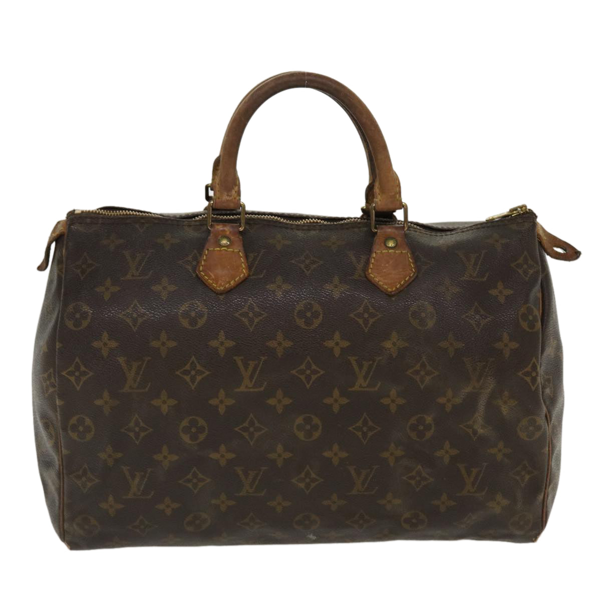 LOUIS VUITTON Monogram Speedy 35 Hand Bag M41524 LV Auth bs4276