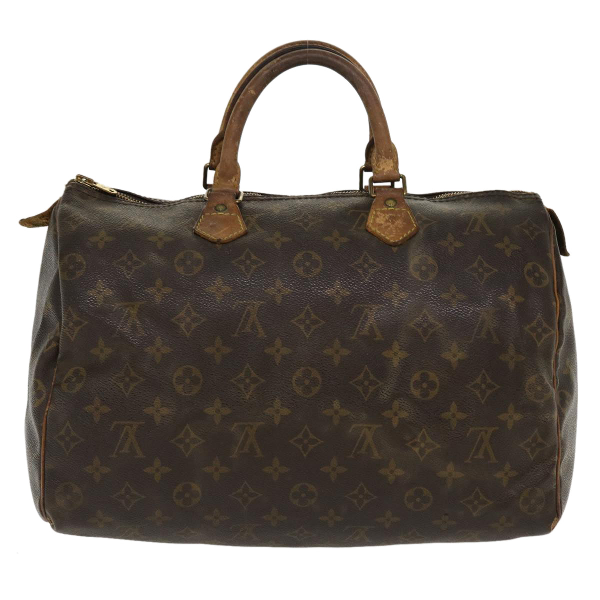 LOUIS VUITTON Monogram Speedy 35 Hand Bag M41524 LV Auth bs4276