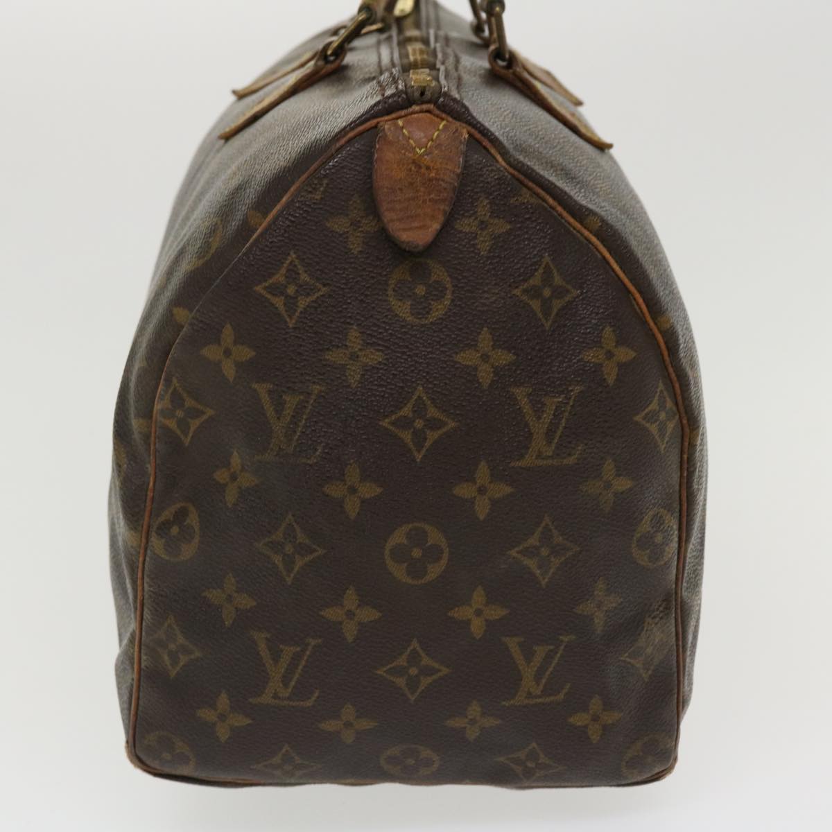 LOUIS VUITTON Monogram Speedy 35 Hand Bag M41524 LV Auth bs4276