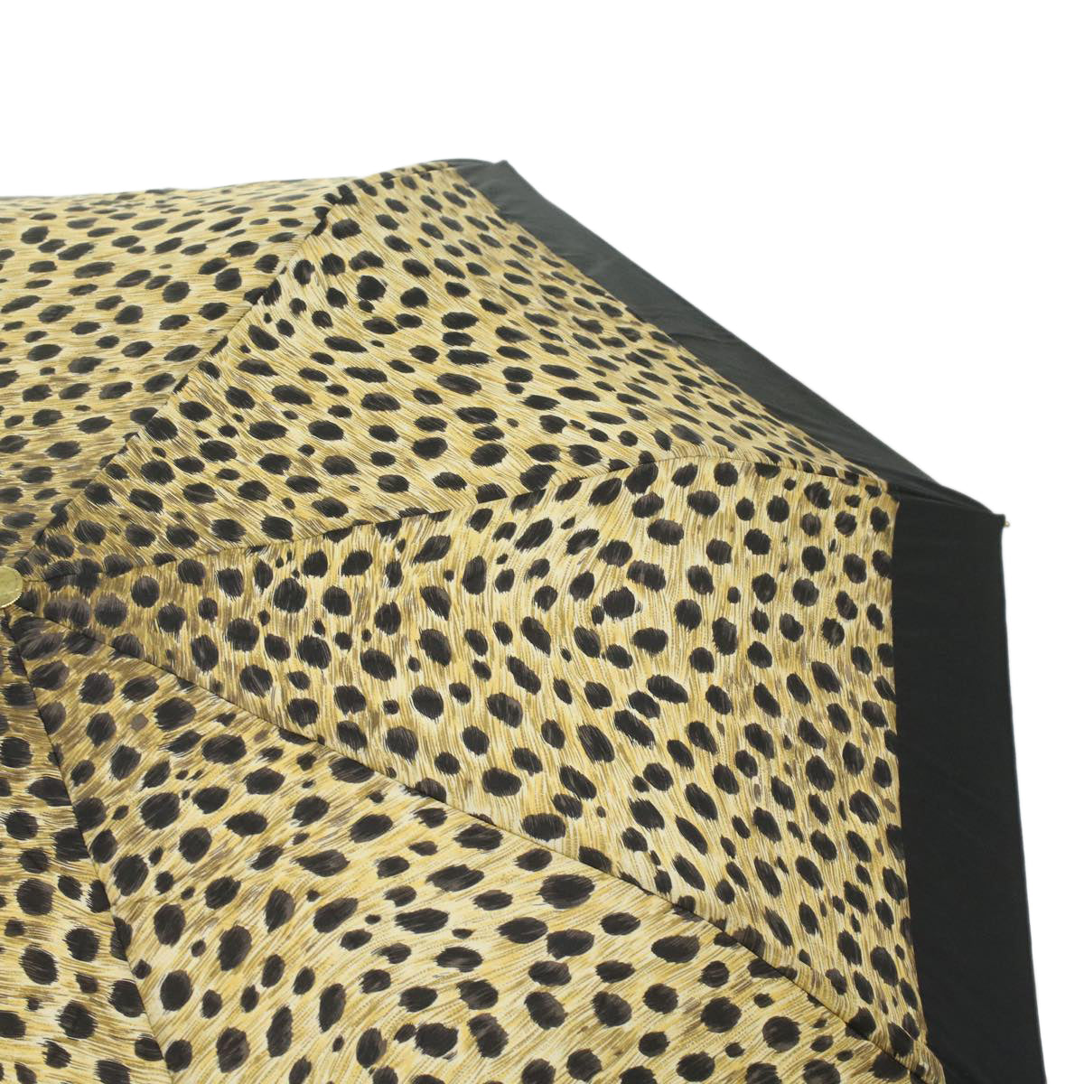 Christian Dior Leopard Umbrella Yellow Auth bs4278