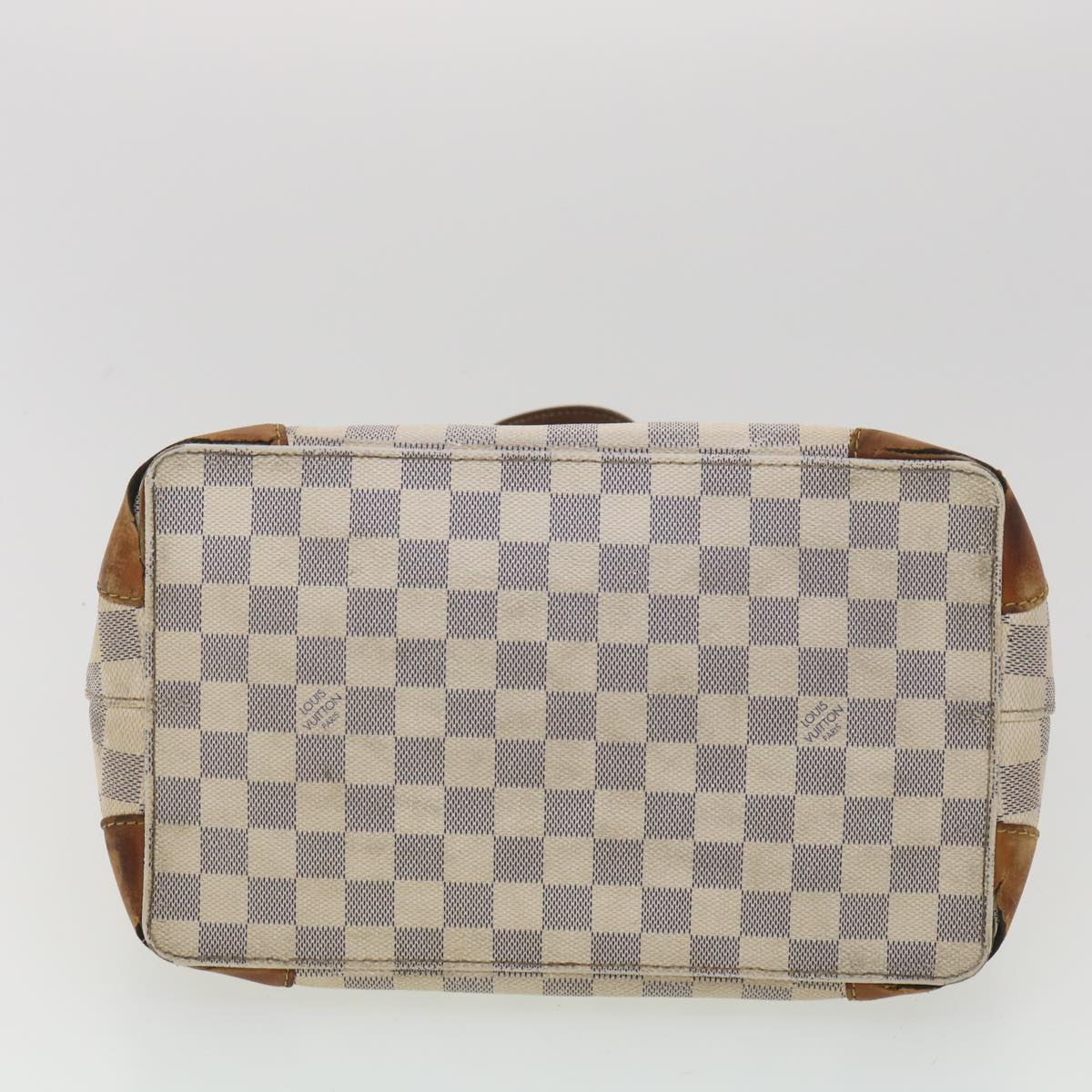 LOUIS VUITTON Damier Azur Hampstead PM Tote Bag N51207 LV Auth bs4292