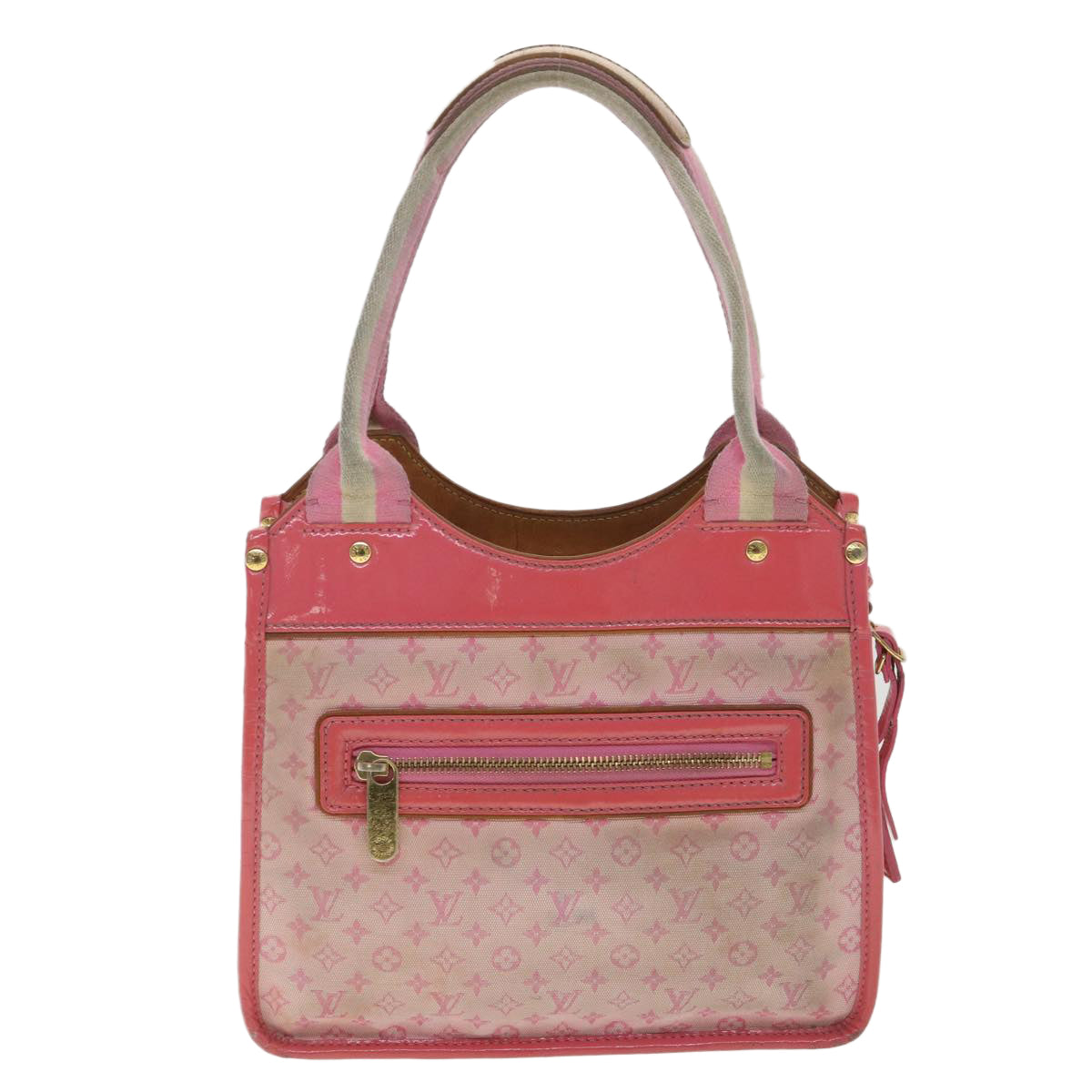 LOUIS VUITTON Monogram Mini Sac Catrain Hand Bag strawberry M92930 Auth bs4316