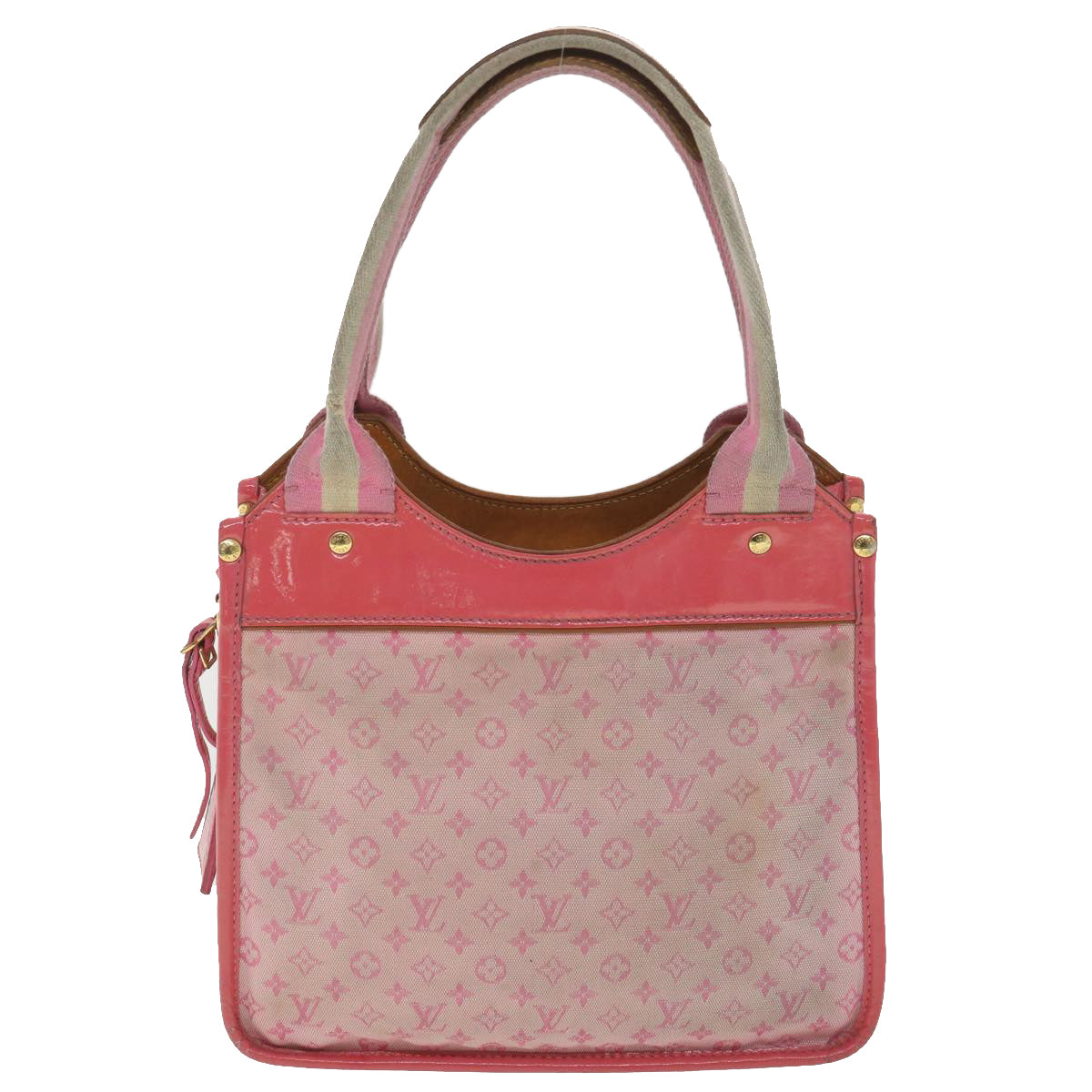 LOUIS VUITTON Monogram Mini Sac Catrain Hand Bag strawberry M92930 Auth bs4316