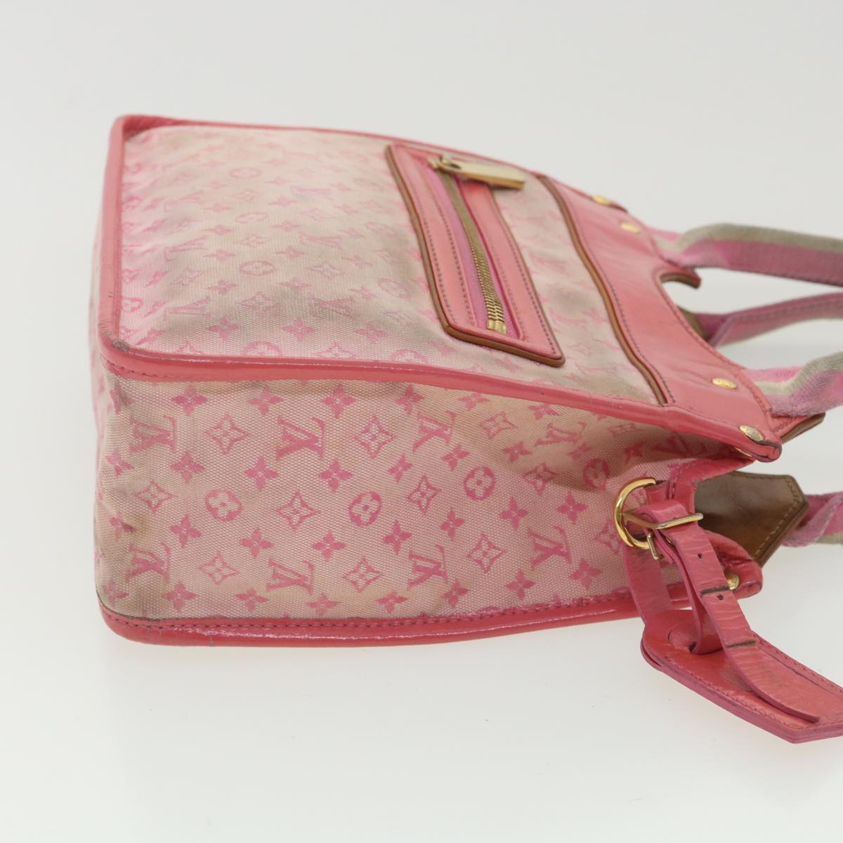 LOUIS VUITTON Monogram Mini Sac Catrain Hand Bag strawberry M92930 Auth bs4316