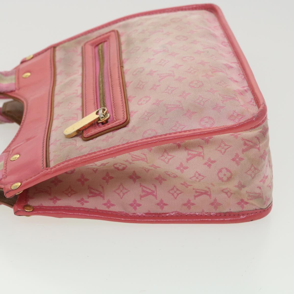 LOUIS VUITTON Monogram Mini Sac Catrain Hand Bag strawberry M92930 Auth bs4316