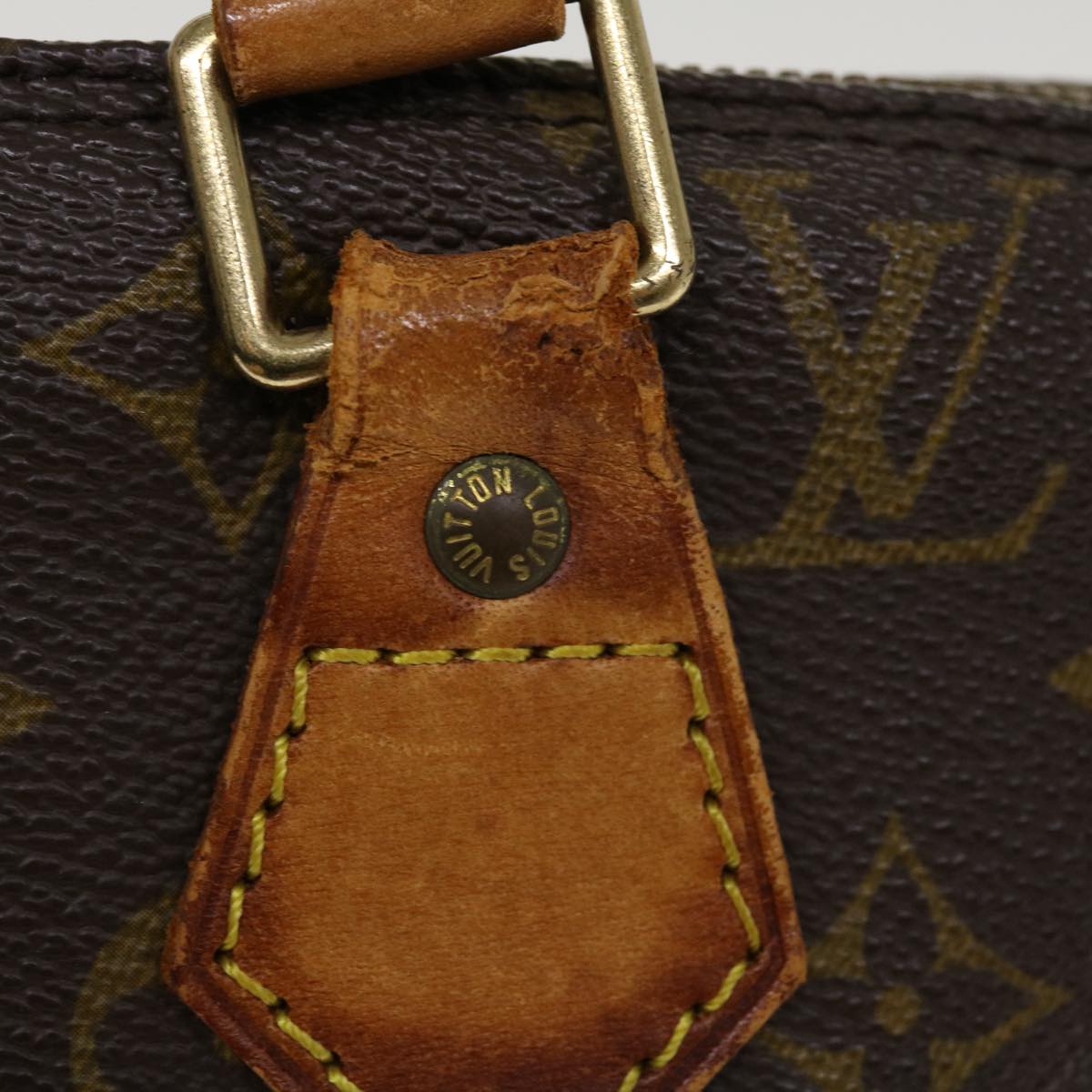 LOUIS VUITTON Monogram Alma Hand Bag M51130 LV Auth bs4364