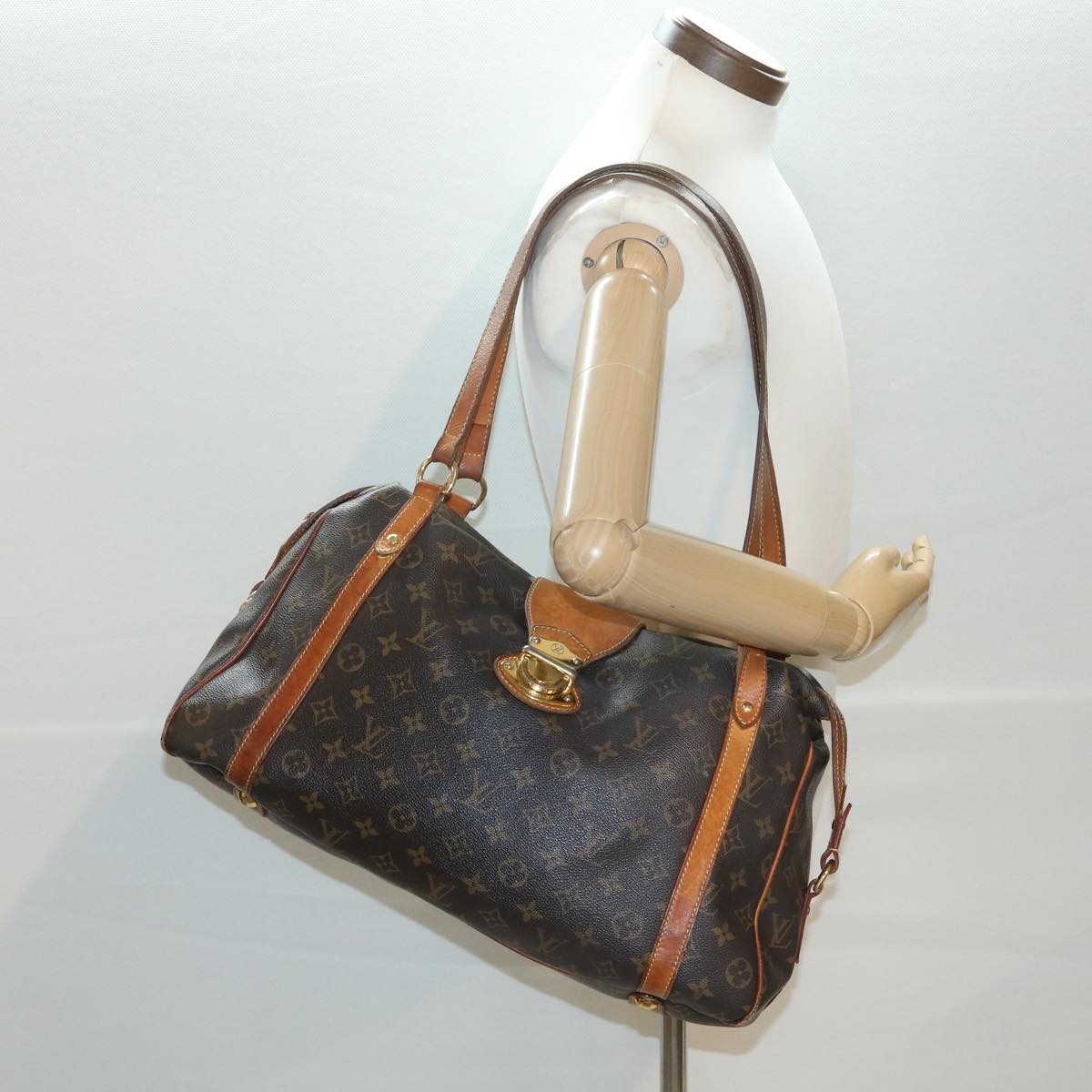 LOUIS VUITTON Monogram Stresa GM Tote Bag M51188 LV Auth bs4374