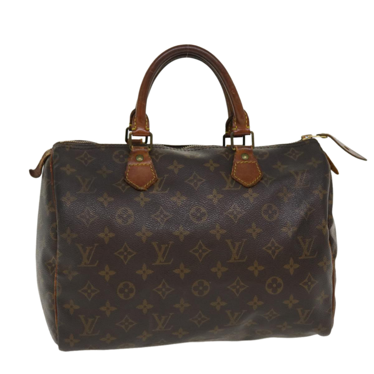 LOUIS VUITTON Monogram Speedy 30 Hand Bag M41526 LV Auth bs4386