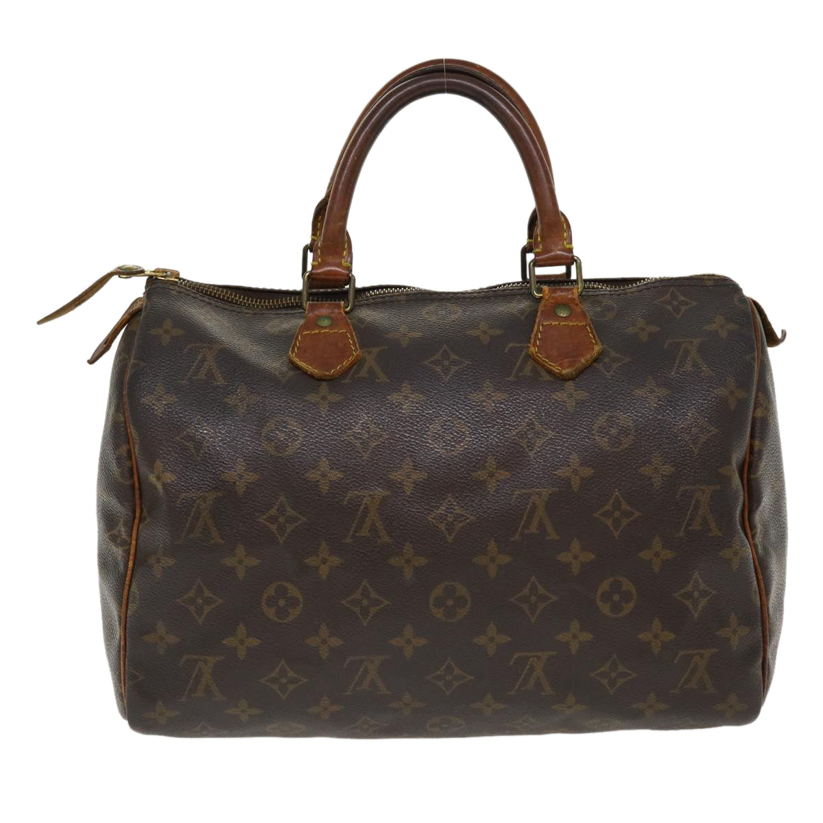 LOUIS VUITTON Monogram Speedy 30 Hand Bag M41526 LV Auth bs4386