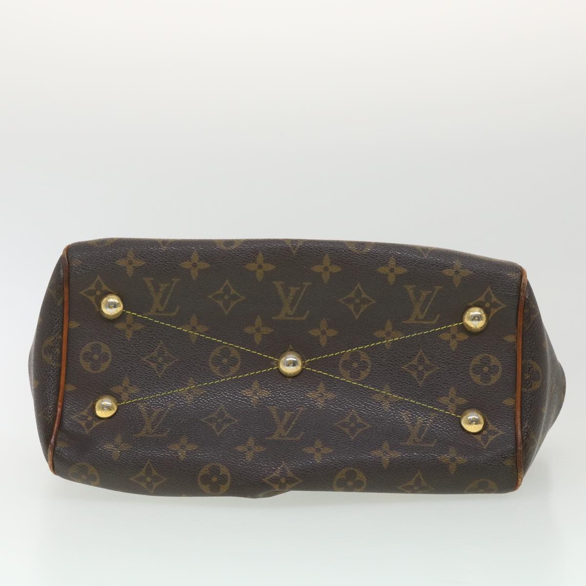 LOUIS VUITTON Monogram Tivoli PM Hand Bag M40143 LV Auth bs4390