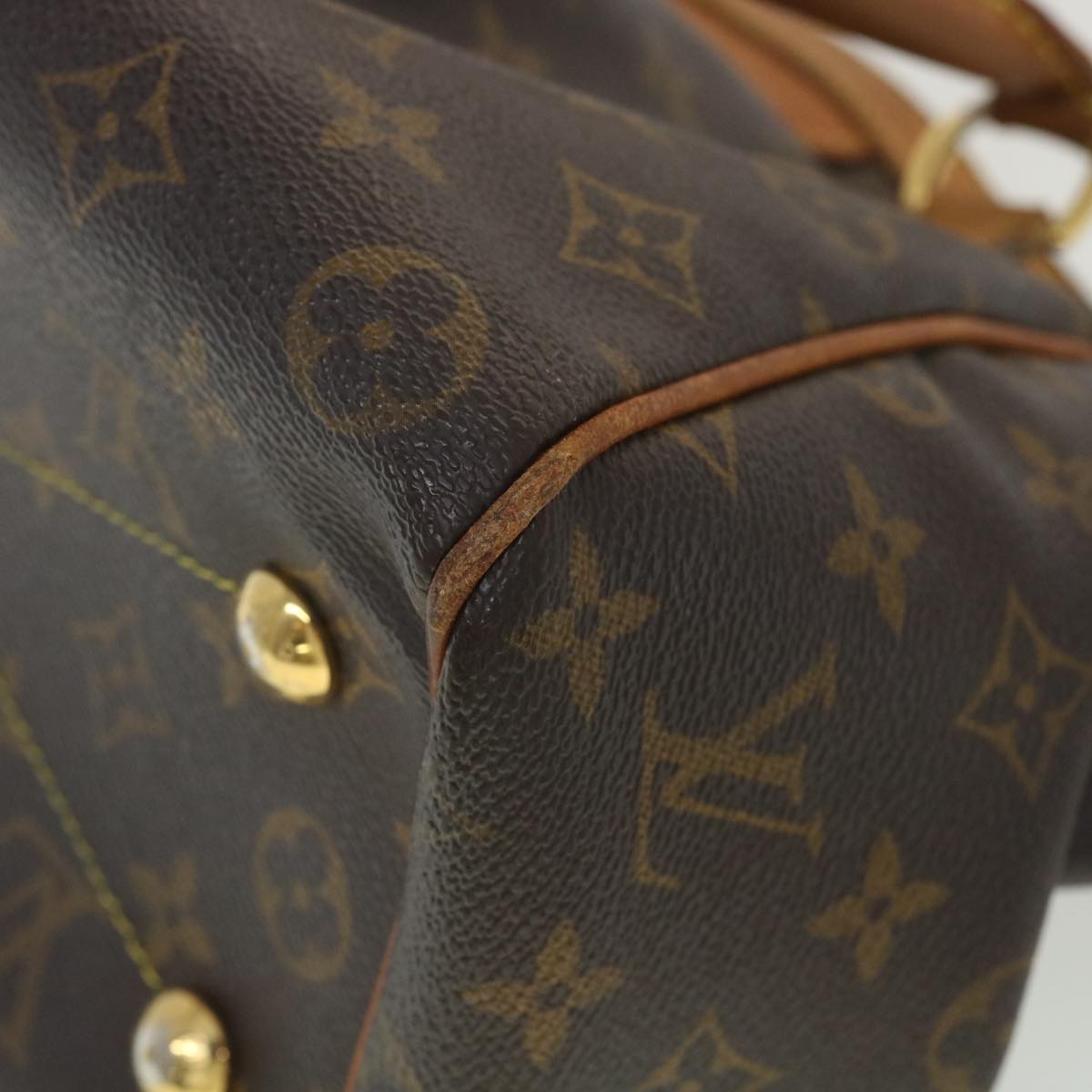 LOUIS VUITTON Monogram Tivoli PM Hand Bag M40143 LV Auth bs4390