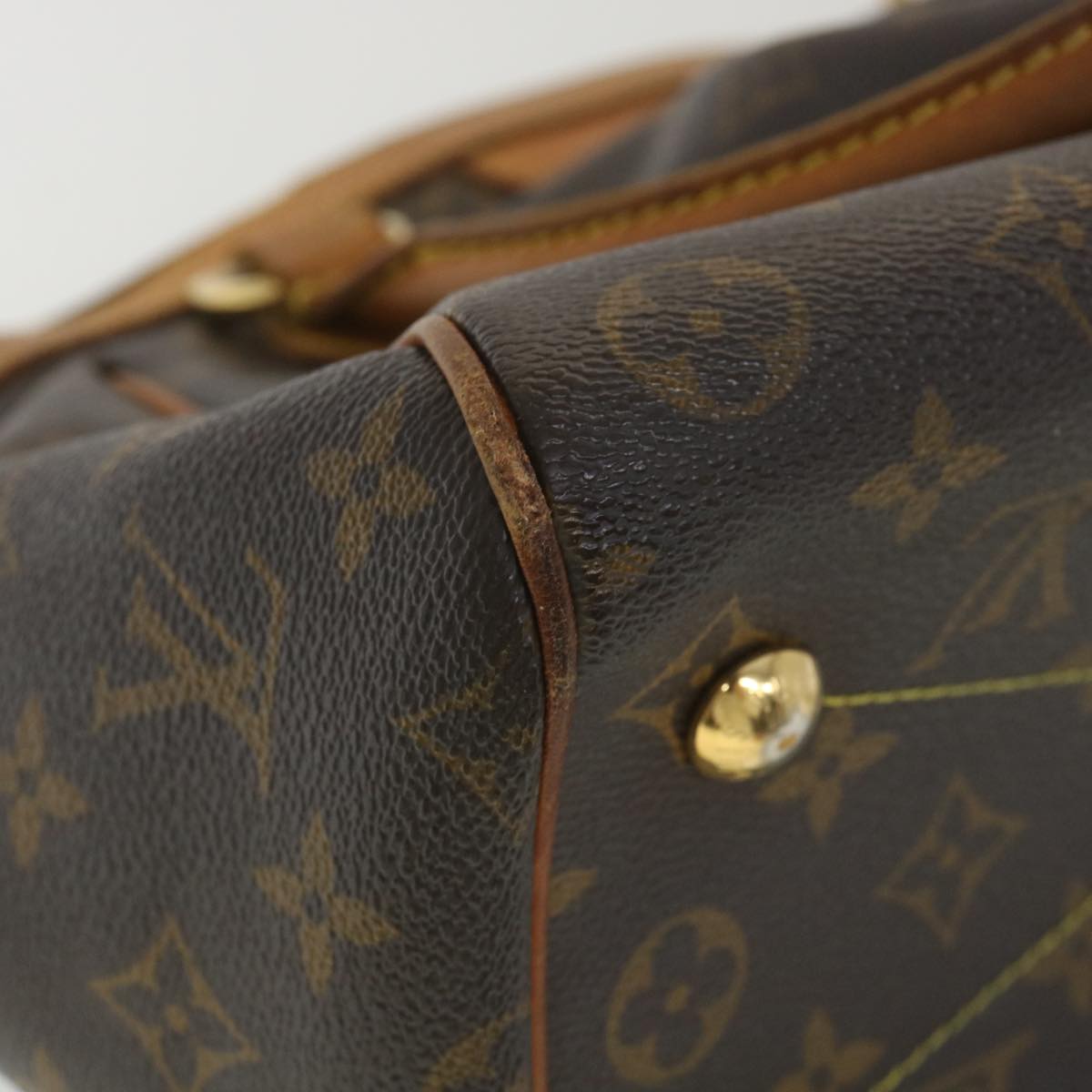 LOUIS VUITTON Monogram Tivoli PM Hand Bag M40143 LV Auth bs4390