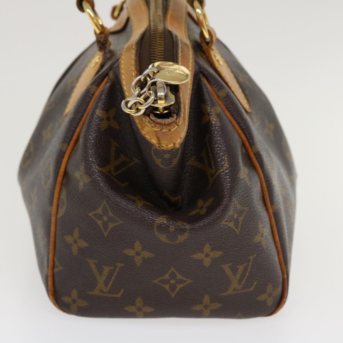 LOUIS VUITTON Monogram Tivoli PM Hand Bag M40143 LV Auth bs4390