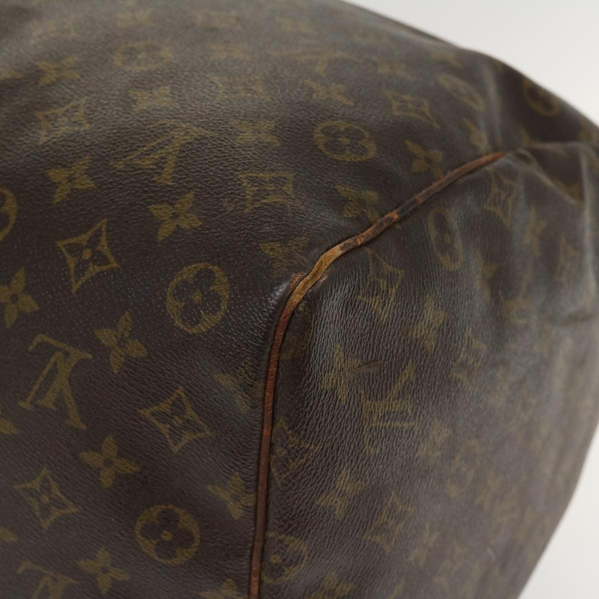 LOUIS VUITTON Monogram Keepall 60 Boston Bag M41422 LV Auth bs4392