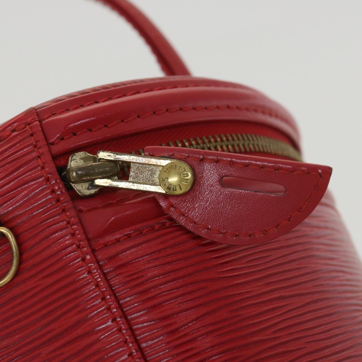 LOUIS VUITTON Epi Cannes Hand Bag Red M48037 LV Auth bs4417