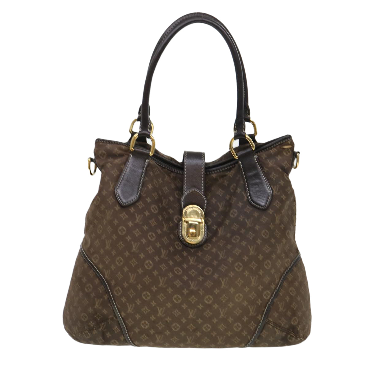 LOUIS VUITTON Monogram Idylle Elegy Hand Bag 2way Brown M56696 LV Auth bs4418