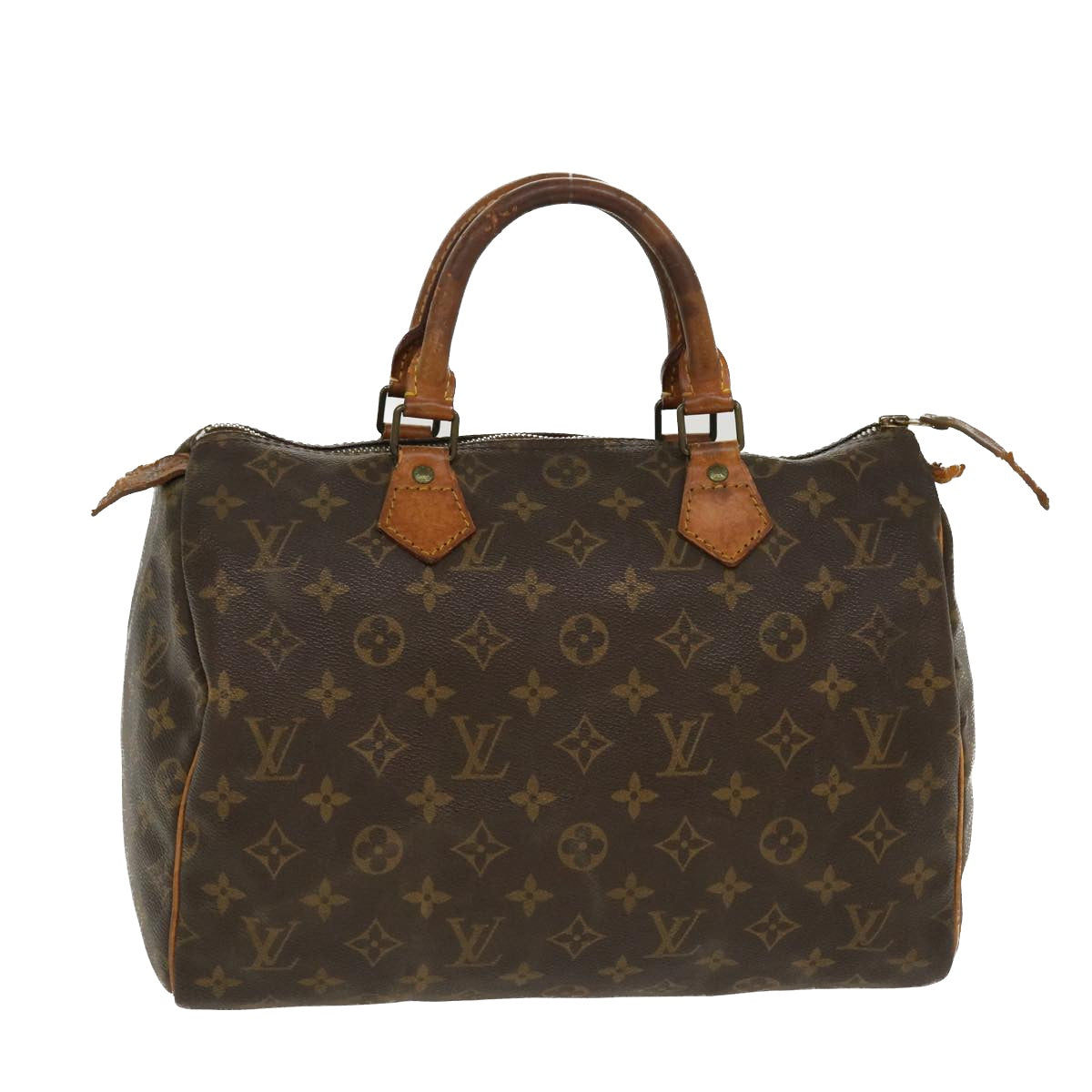 LOUIS VUITTON Monogram Speedy 30 Hand Bag M41526 LV Auth bs4458