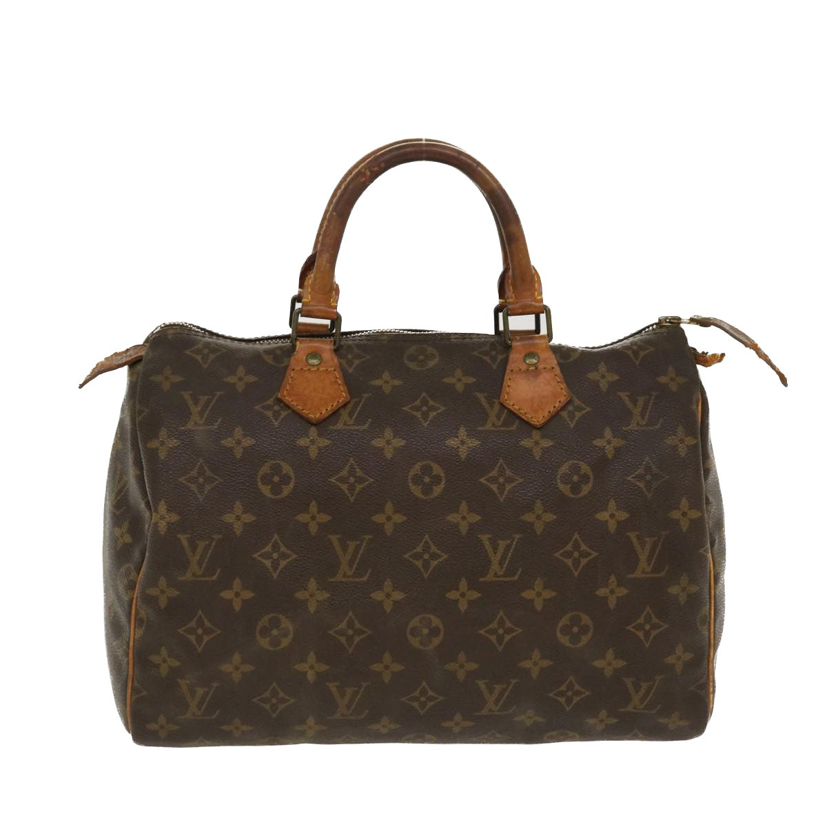 LOUIS VUITTON Monogram Speedy 30 Hand Bag M41526 LV Auth bs4458