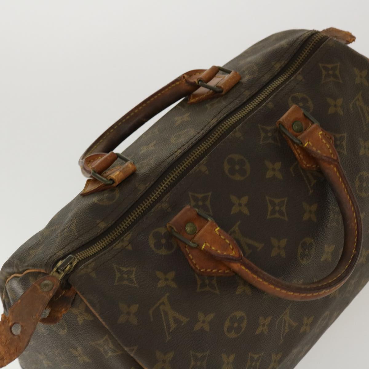 LOUIS VUITTON Monogram Speedy 30 Hand Bag M41526 LV Auth bs4458