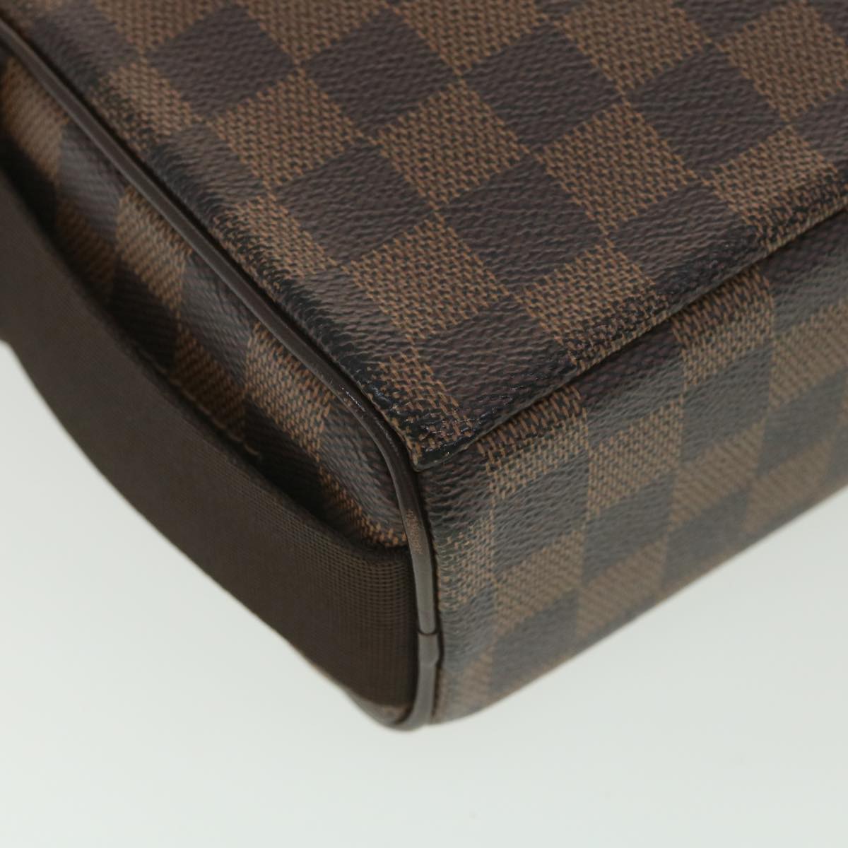 LOUIS VUITTON Damier Ebene Olaf PM Shoulder Bag N41442 LV Auth bs4461