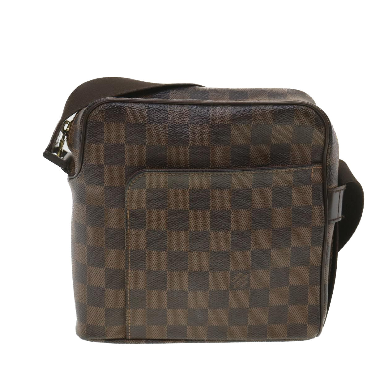 LOUIS VUITTON Damier Ebene Olaf PM Shoulder Bag N41442 LV Auth bs4461