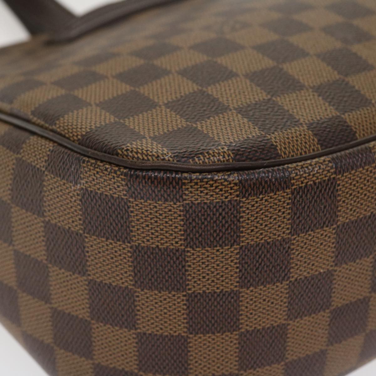 LOUIS VUITTON Damier Ebene Parioli PM Tote Bag N51123 LV Auth bs4464