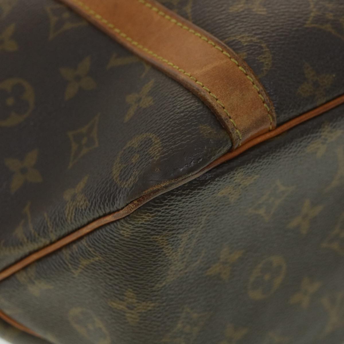 LOUIS VUITTON Monogram Sac Shopping Tote Bag M51108 LV Auth bs4471