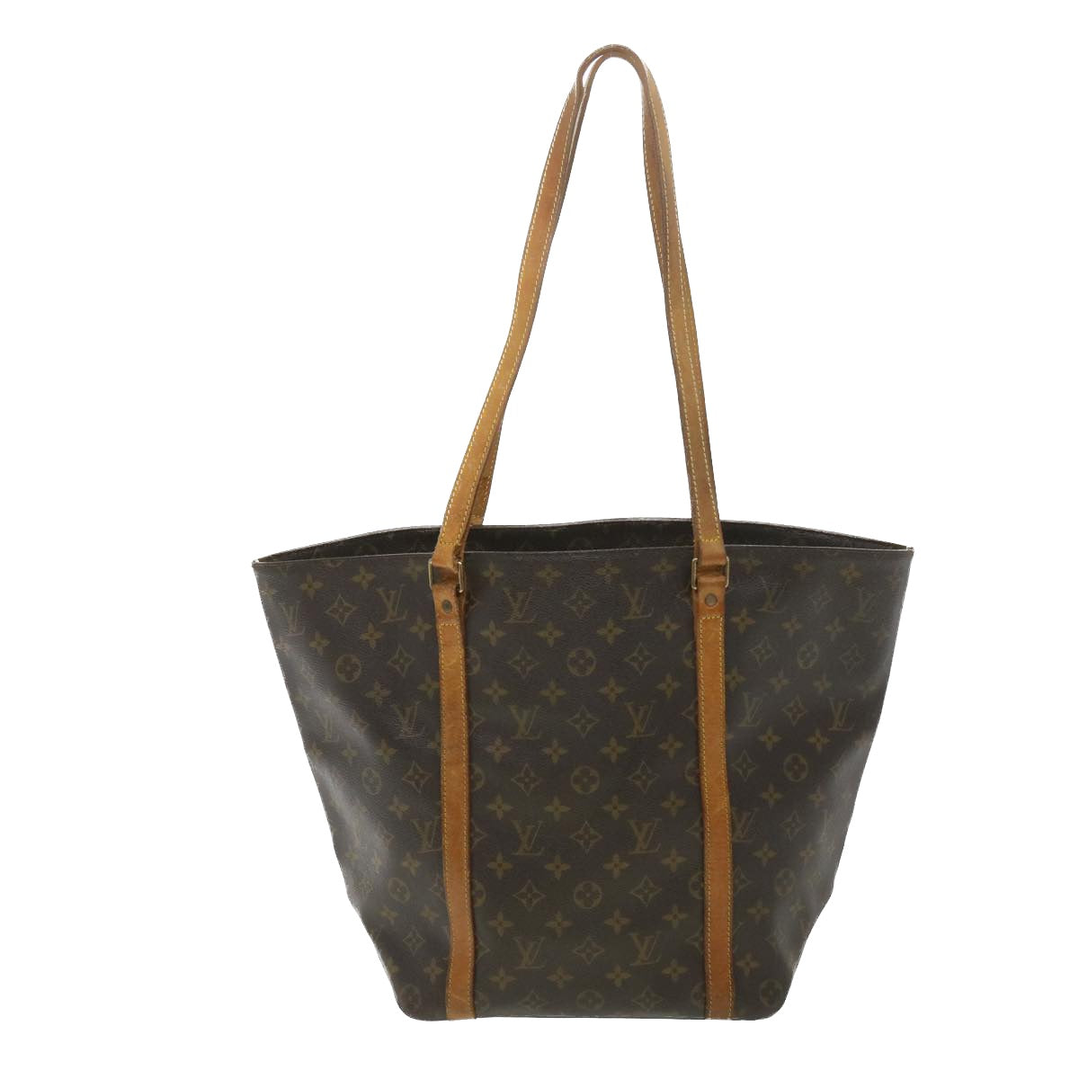 LOUIS VUITTON Monogram Sac Shopping Tote Bag M51108 LV Auth bs4471