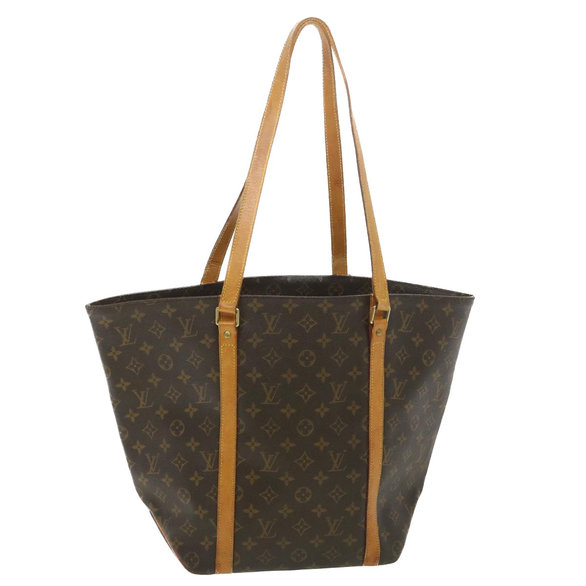 LOUIS VUITTON Monogram Sac Shopping Tote Bag M51108 LV Auth bs4474