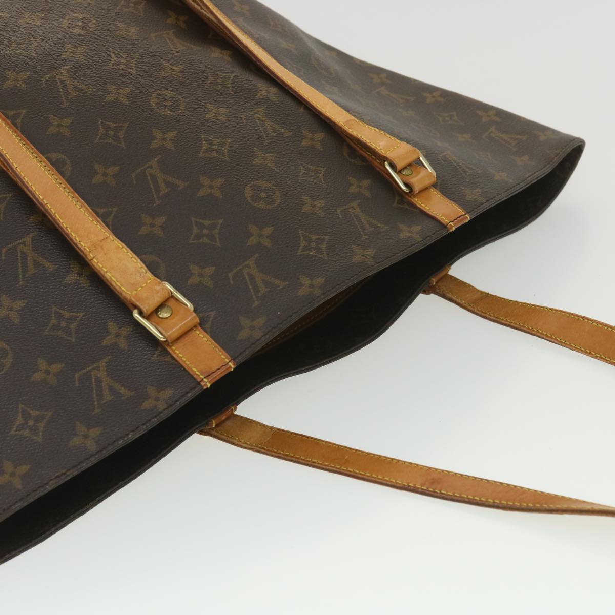 LOUIS VUITTON Monogram Sac Shopping Tote Bag M51108 LV Auth bs4474