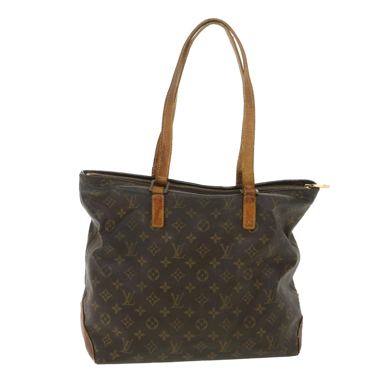 LOUIS VUITTON Monogram Cabas Mezzo Tote Bag M51151 LV Auth bs4475 - 0