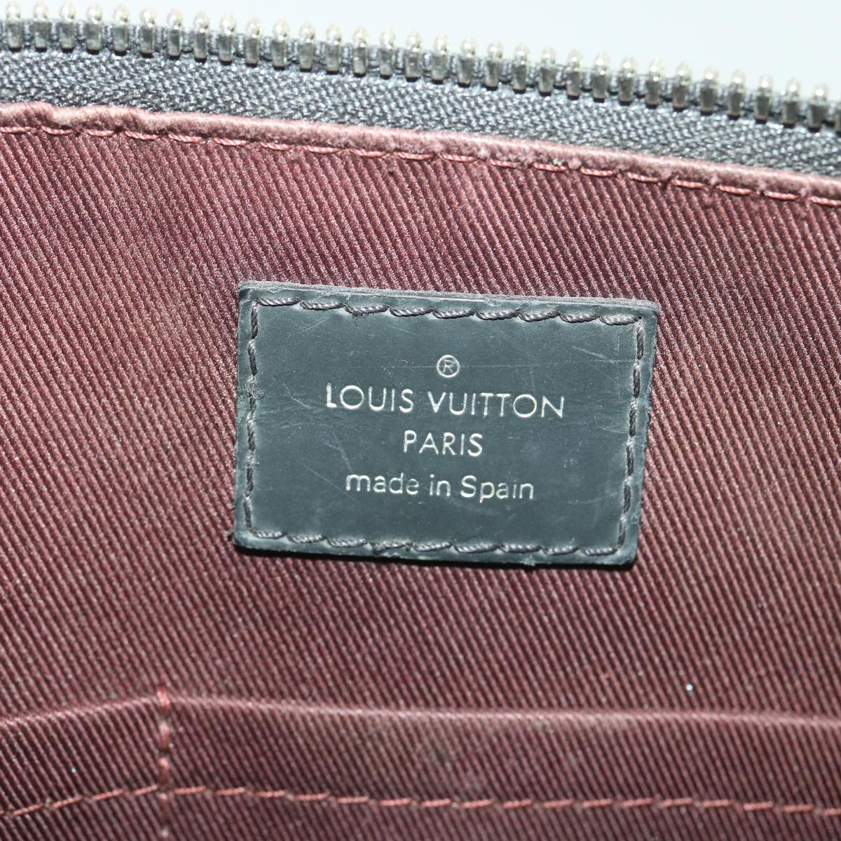 LOUIS VUITTON Macassar Porte Documents Jour Business Bag Black M54019 LV bs4476