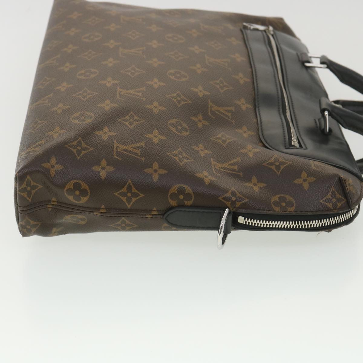 LOUIS VUITTON Macassar Porte Documents Jour Business Bag Black M54019 LV bs4476