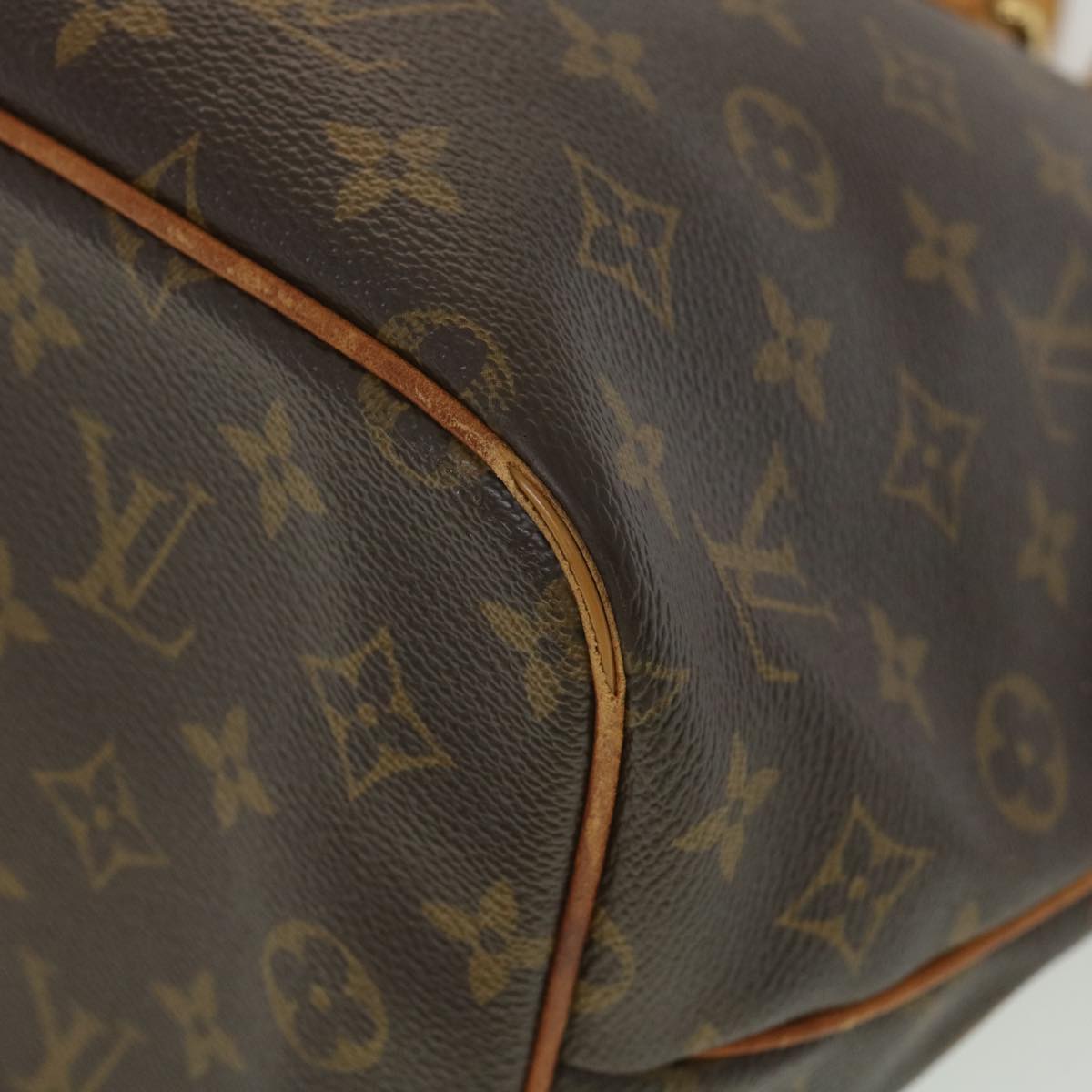 LOUIS VUITTON Monogram Palermo PM Tote Bag M40145 LV Auth bs4478