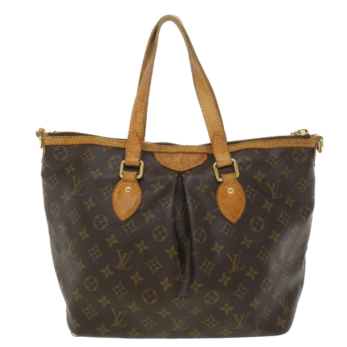 LOUIS VUITTON Monogram Palermo PM Tote Bag M40145 LV Auth bs4478 - 0