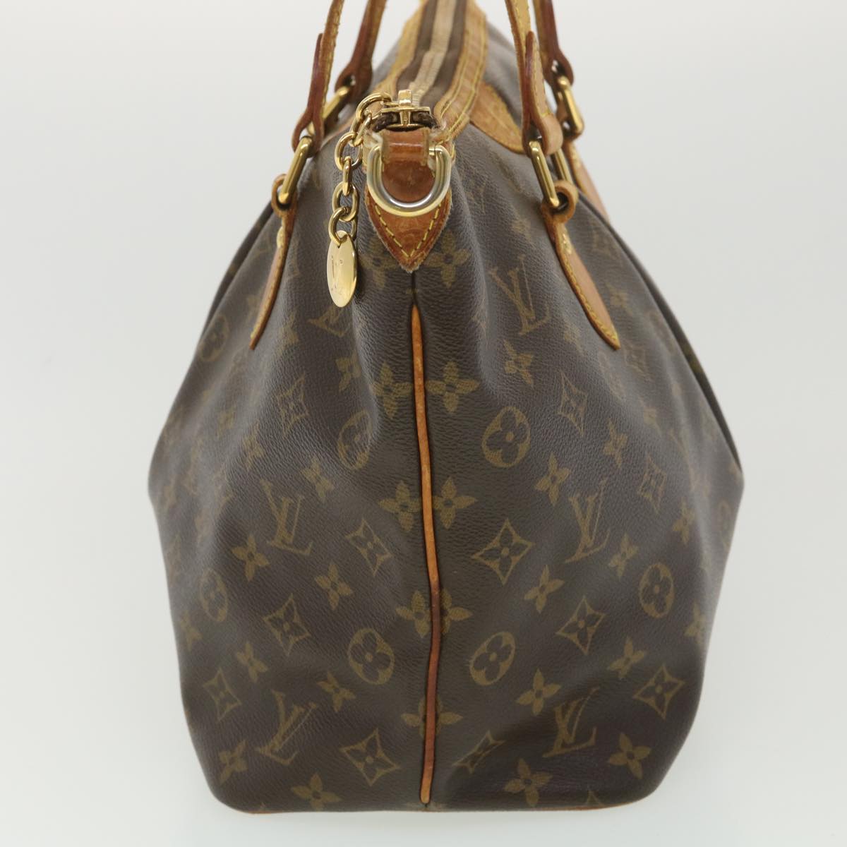 LOUIS VUITTON Monogram Palermo PM Tote Bag M40145 LV Auth bs4478