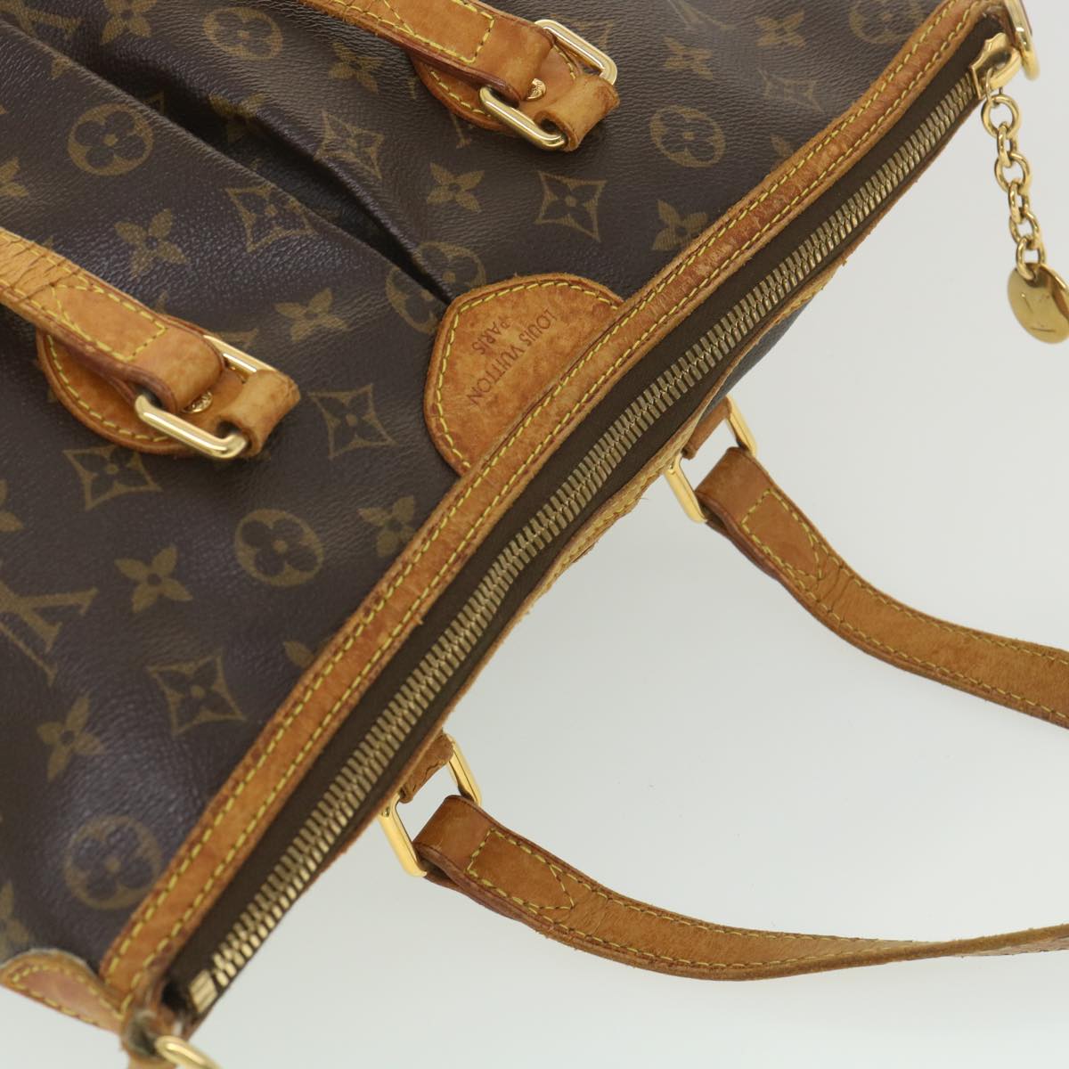 LOUIS VUITTON Monogram Palermo PM Tote Bag M40145 LV Auth bs4478